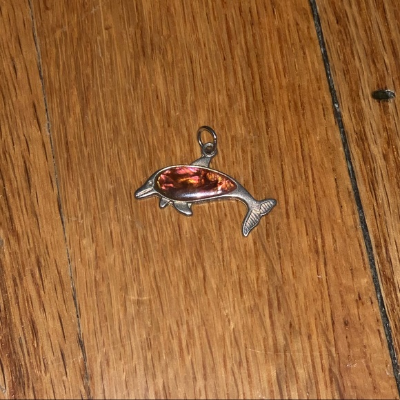 Y2K Faux Amber Dolphin Pendent/ Charm - Picture 2 of 4